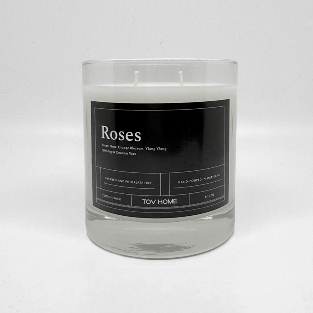 Roses - 8oz candle